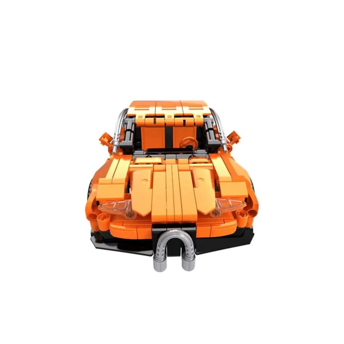 Open Bricks Sports Car Orange
