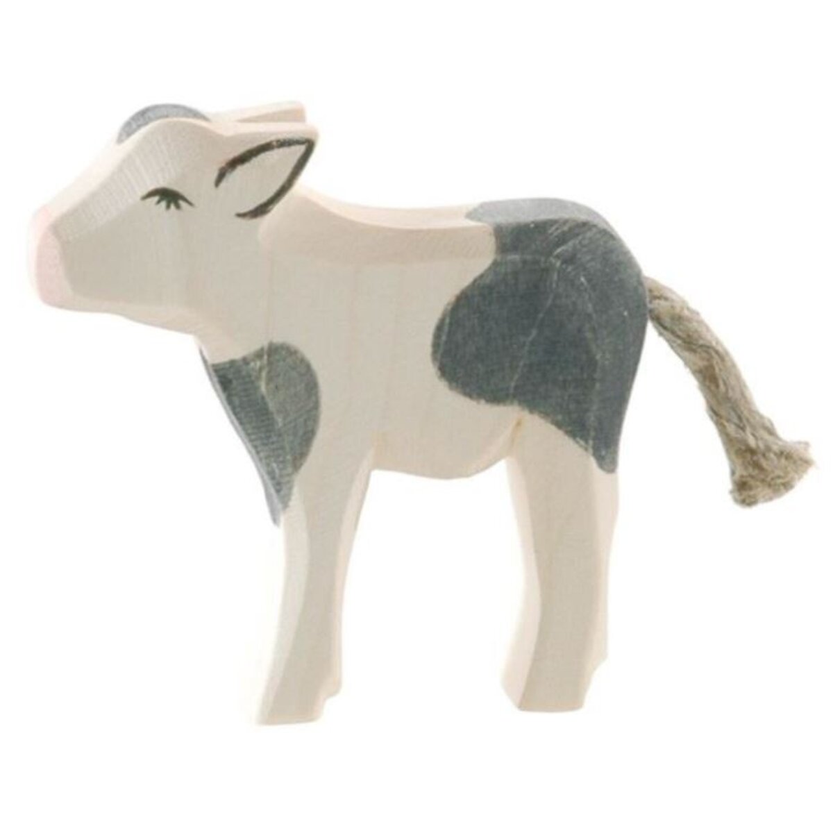 Ostheimer Kalb schwarz stehend