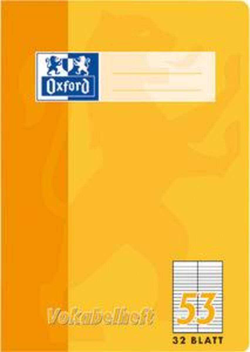 Oxford 100050336 Vokabelheft A4 Lin. 53, 32 Blatt