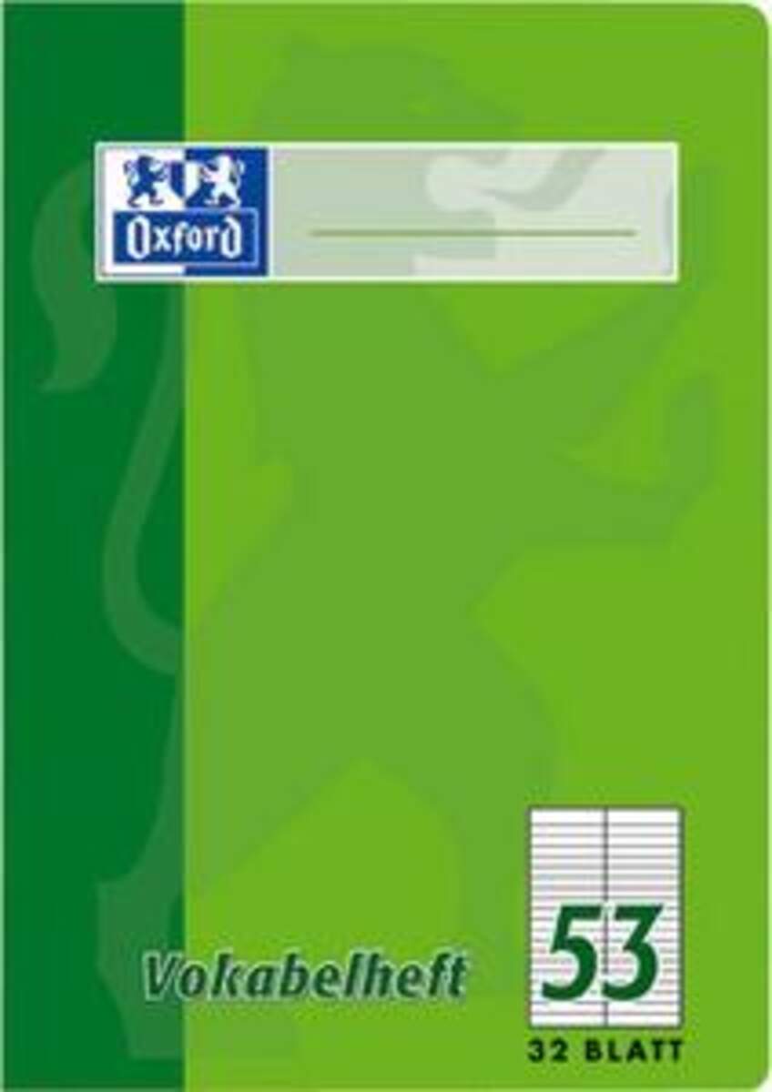 Oxford 100050336 Vokabelheft A4 Lin. 53, 32 Blatt