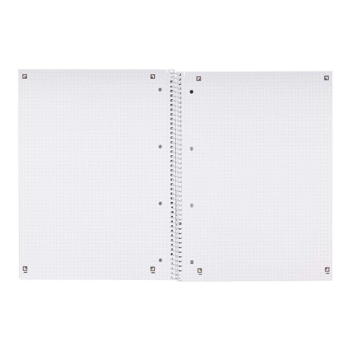 Oxford Recycling Collegeblock A4+ (220 x 295 mm), 80 Blatt, dotted, 90 g/m², 4fach gelocht