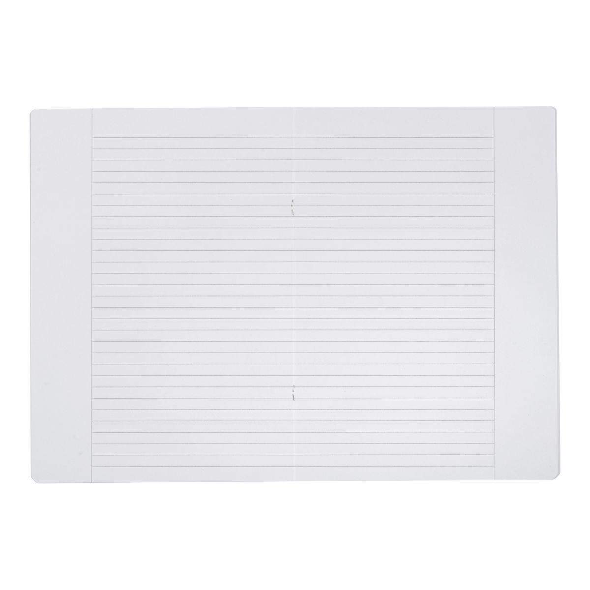 Oxford Recycling Schulheft A4, 16 Blatt, Lineatur 25 (liniert, weißer Rand rechts), 90 g/m²