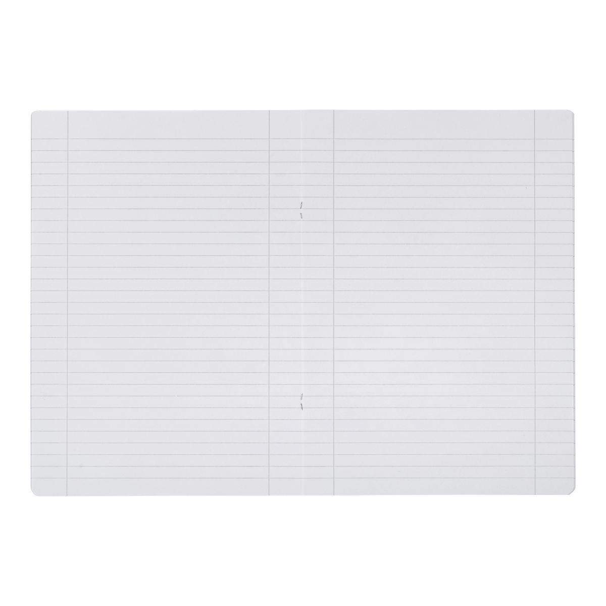 Oxford Recycling Schulheft A4, 16 Blatt, Lineatur 27 (liniert mit Rand links und rechts), 90 g/m²