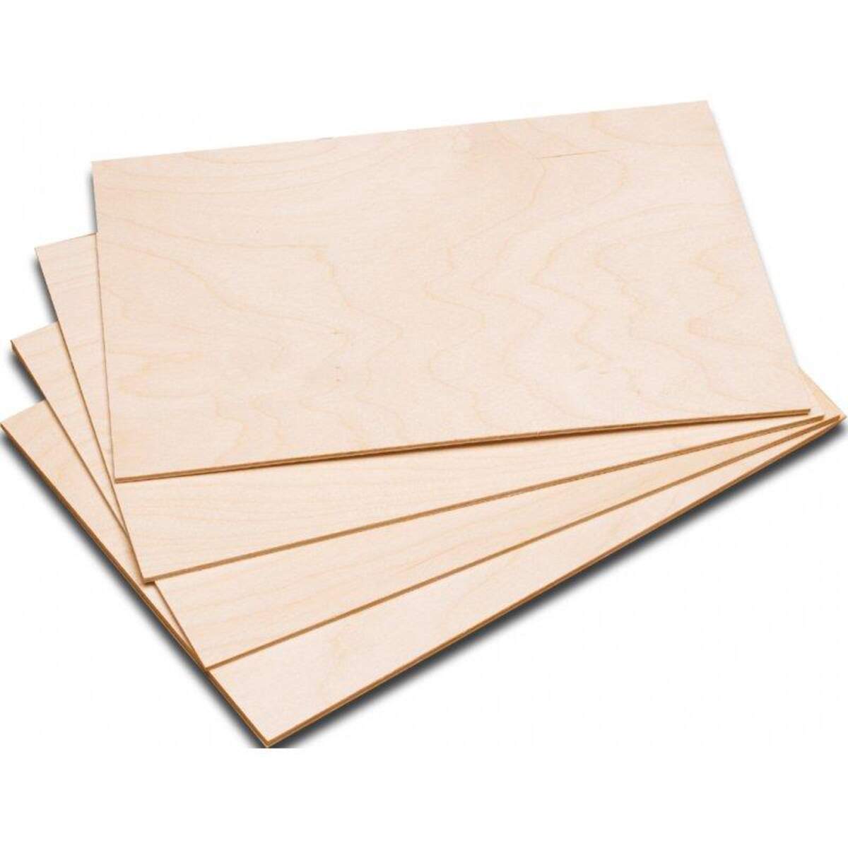 Pebaro Laubsäge Birkensperrholzplatten, 4 St. Din A4