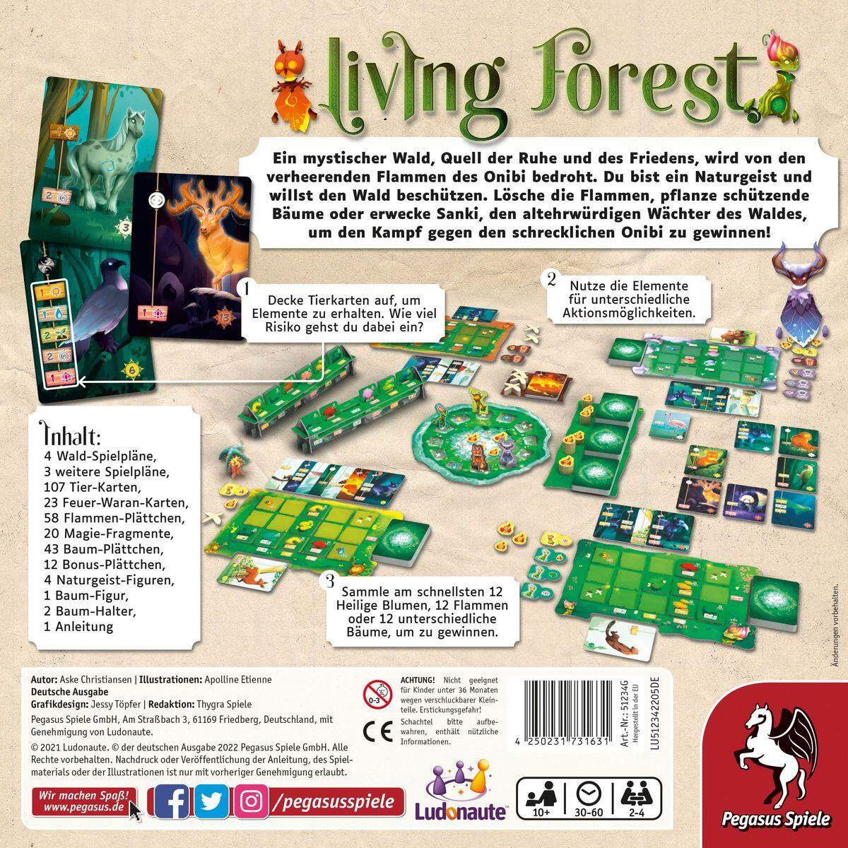 Pegasus Spiele Living Forest, Kennerspiel des Jahres 2022