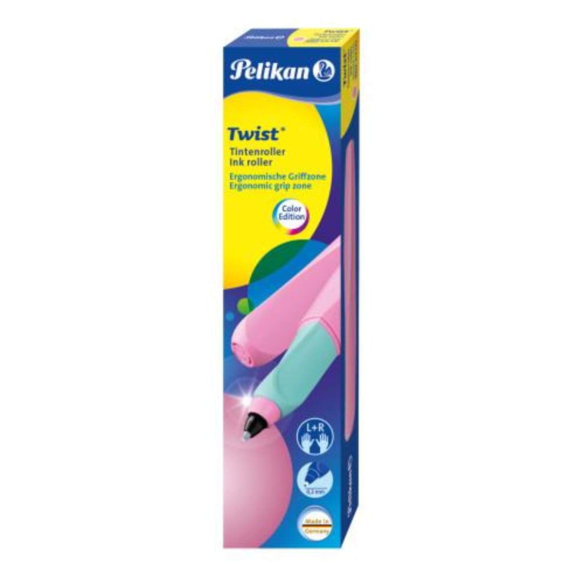 Pelikan Roller Twist, Sweet Lilac universell für Rechts- und Linkshänder