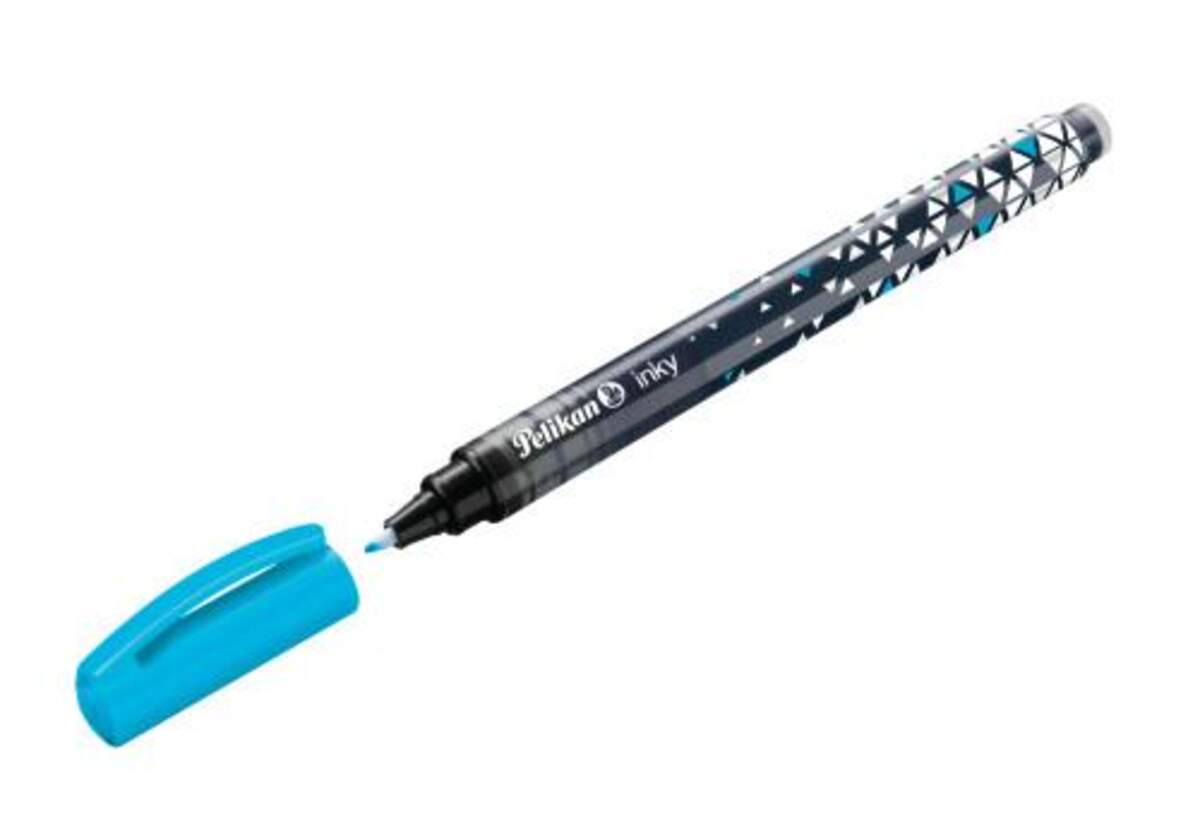 Pelikan Tintenschreiber inky 0,5mm neonblau