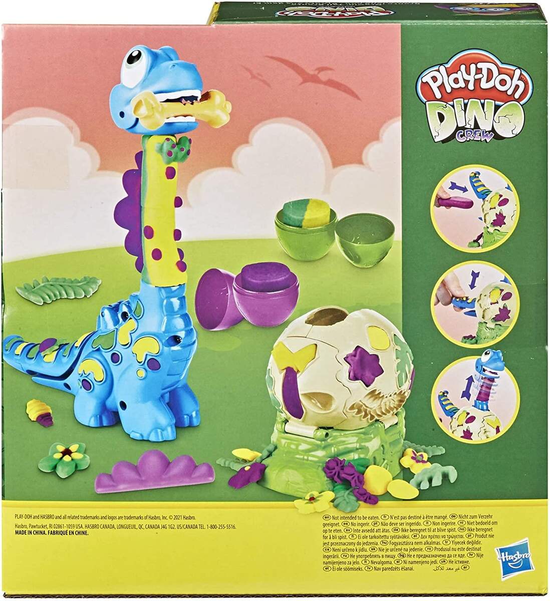 Play-Doh Dino Crew Bronto aus dem Ei