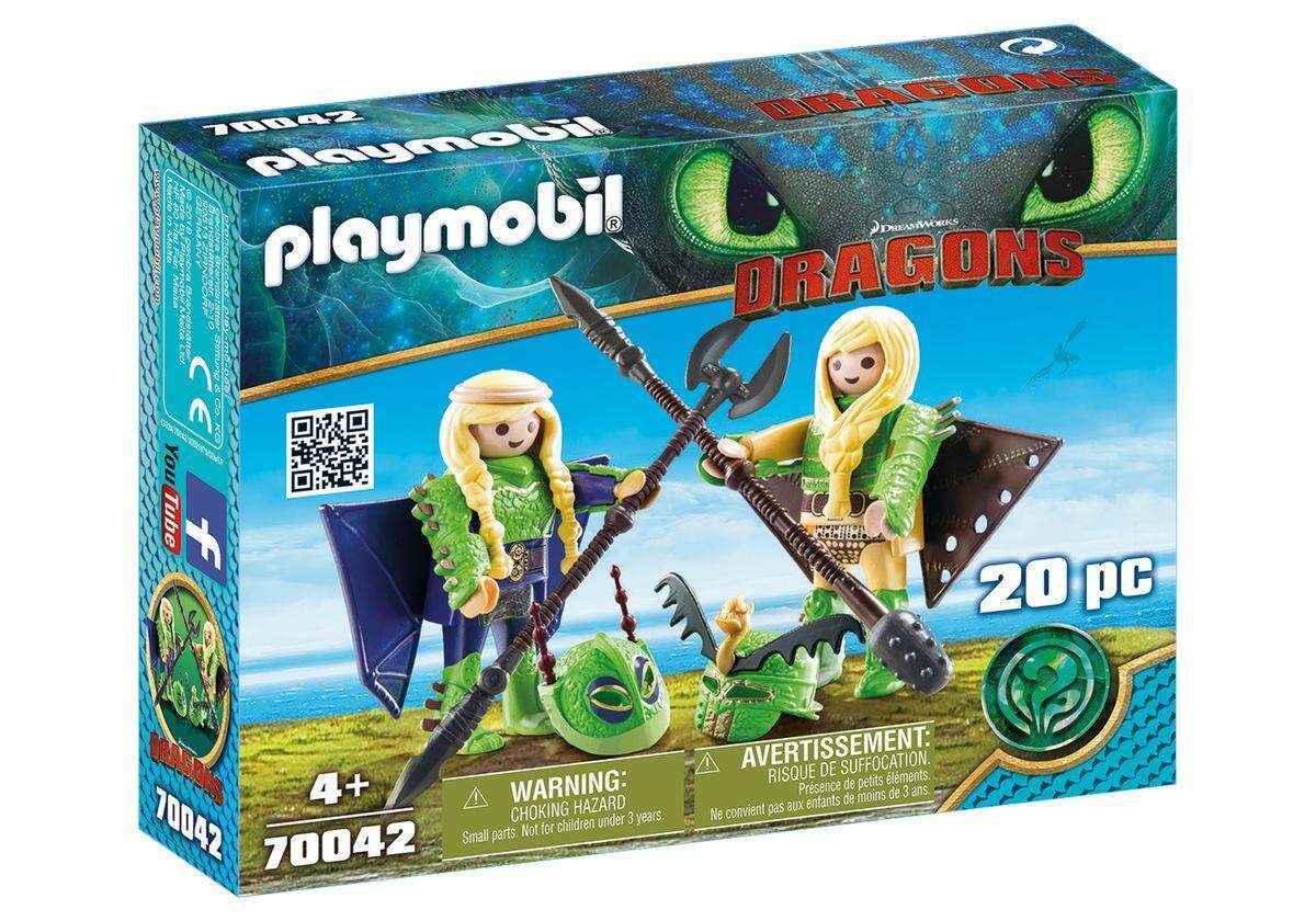 PLAYMOBIL® 70042 Dragons Raffnuss und Taffnuss mit Fluganzug