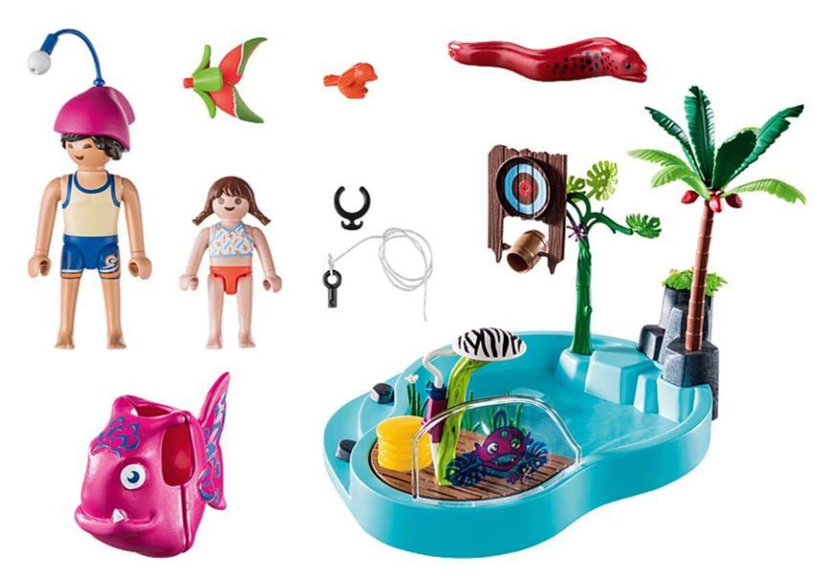 PLAYMOBIL® 70610 Family Fun Spaßbecken mit Wasserspritze