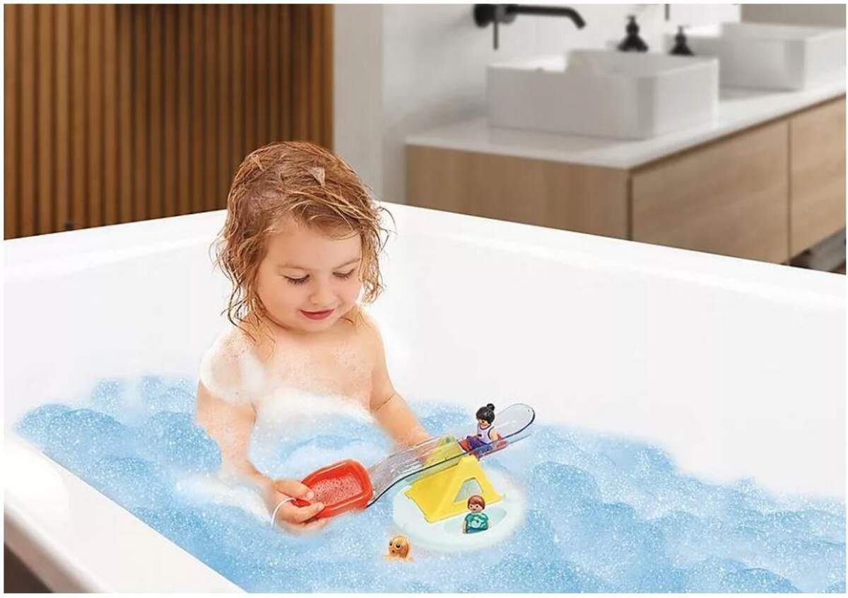 PLAYMOBIL® 70635 1.2.3. Aqua Badeinsel mit Wasserrutsche