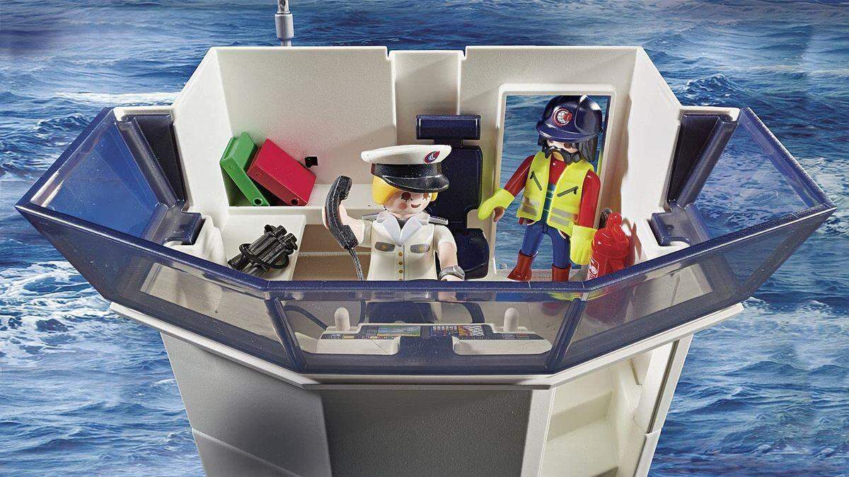 PLAYMOBIL® 70769 City Action Großes Containerschiff mit Zollboot