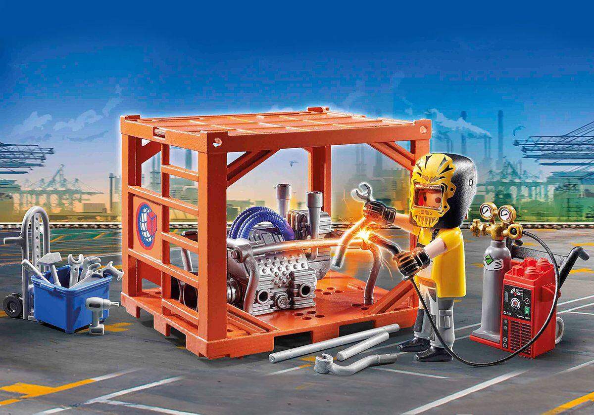PLAYMOBIL® 70774 City Action Containerfertigung