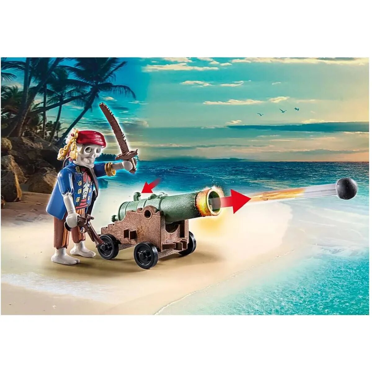 PLAYMOBIL® 70962 Pirates - Piratenschatzinsel mit Skelett