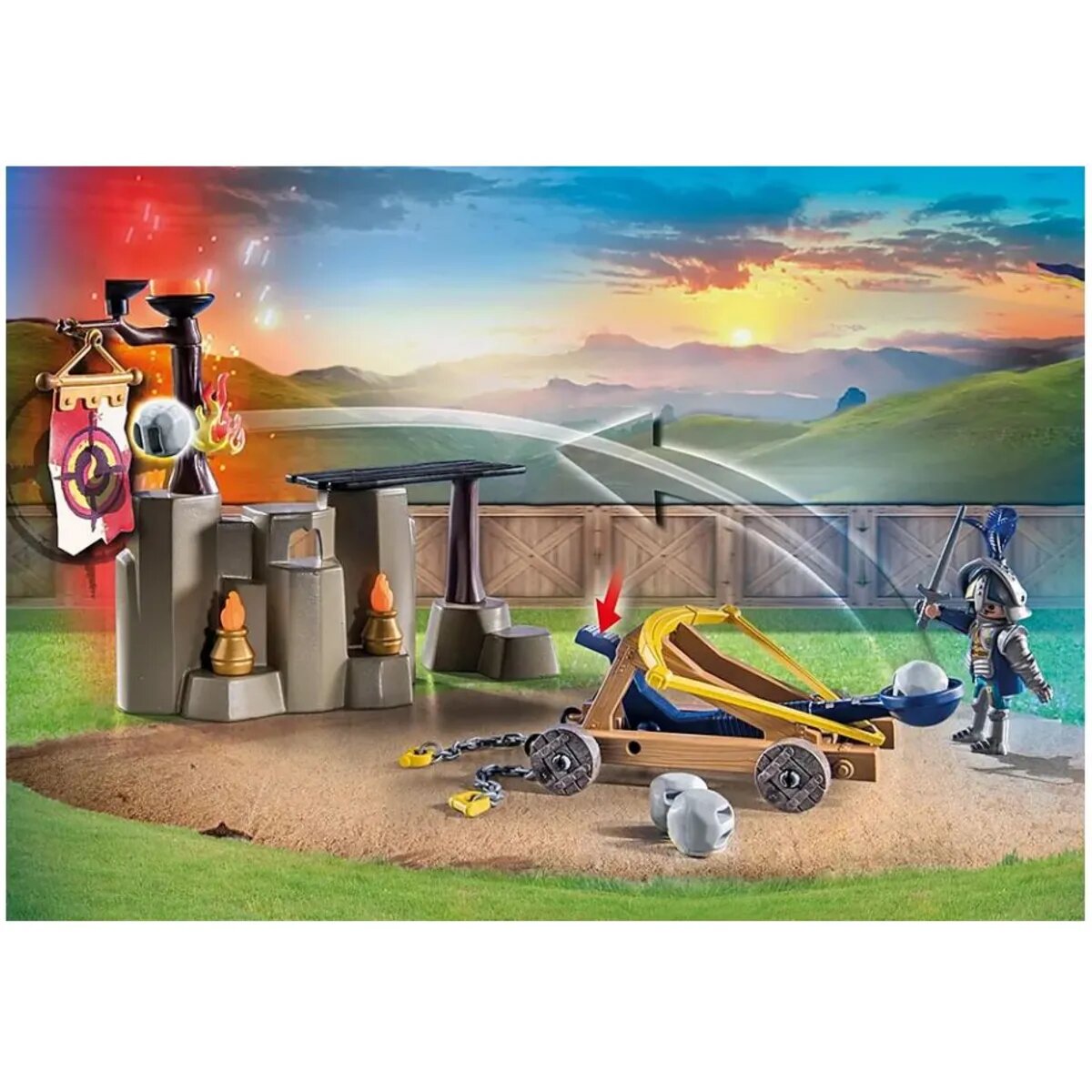 PLAYMOBIL® 71210 Novelmore vs. Burnham Raiders - Turnierplatz