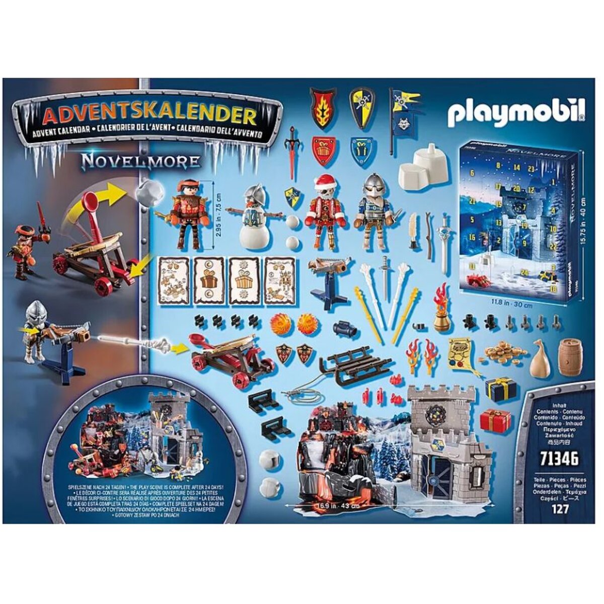 PLAYMOBIL® 71346 Adventskalender Novelmore - Kampf im Schnee