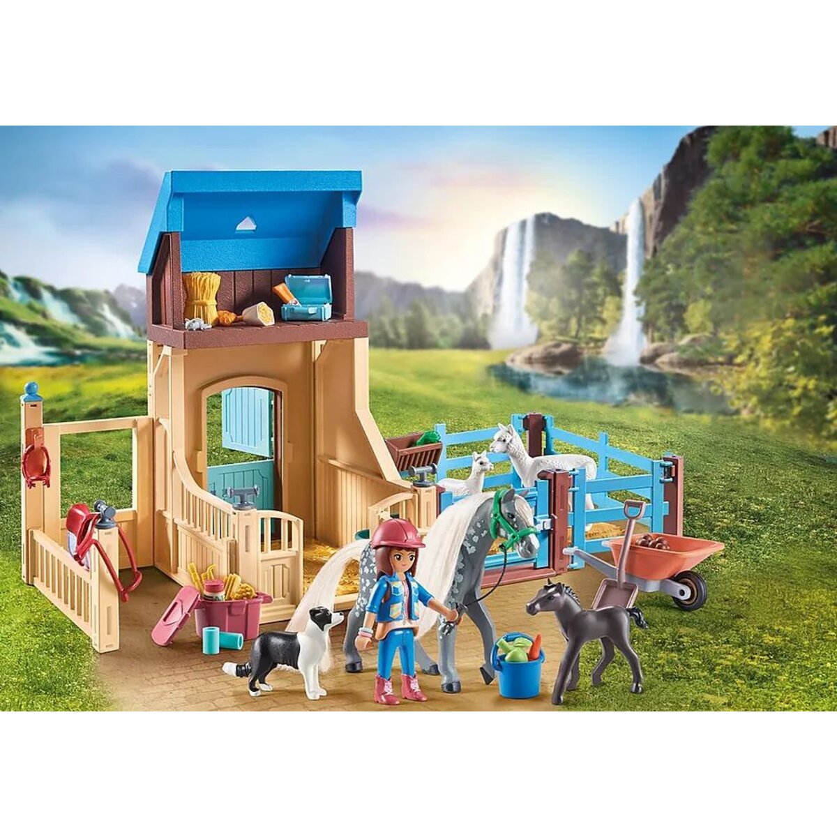 PLAYMOBIL® 71353 Horses of Waterfall - Amelia & Whisper mit Pferdebox