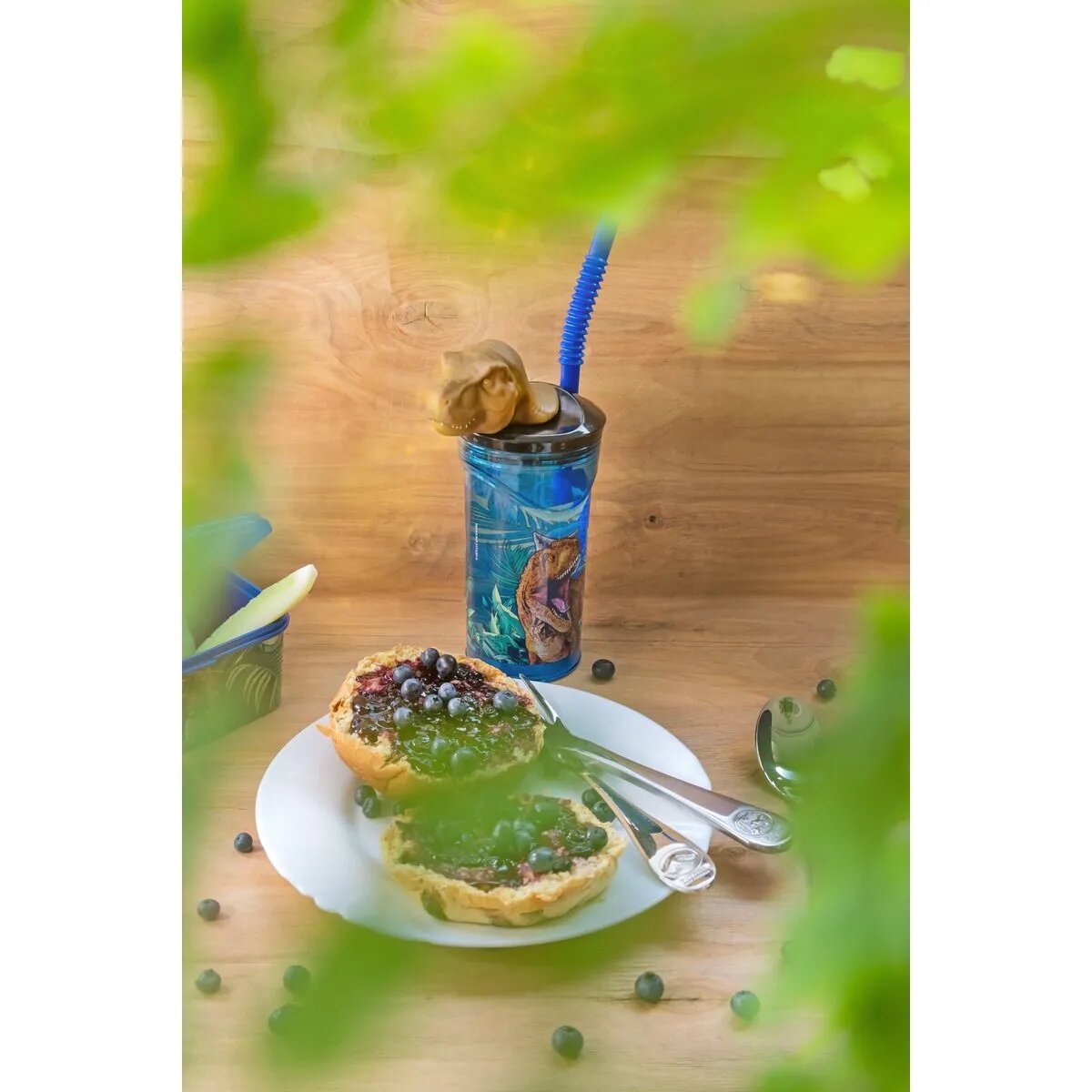 POS Alu Trinkbecher Jurassic World mit 3D Figur, 360 ml