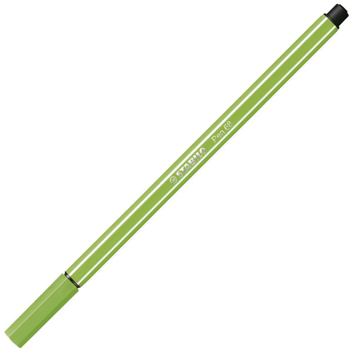 Premium-Filzstift - STABILO Pen 68 ColorParade - 20er Tischset in anthrazit/hellblau - mit 20 verschiedenen Farben