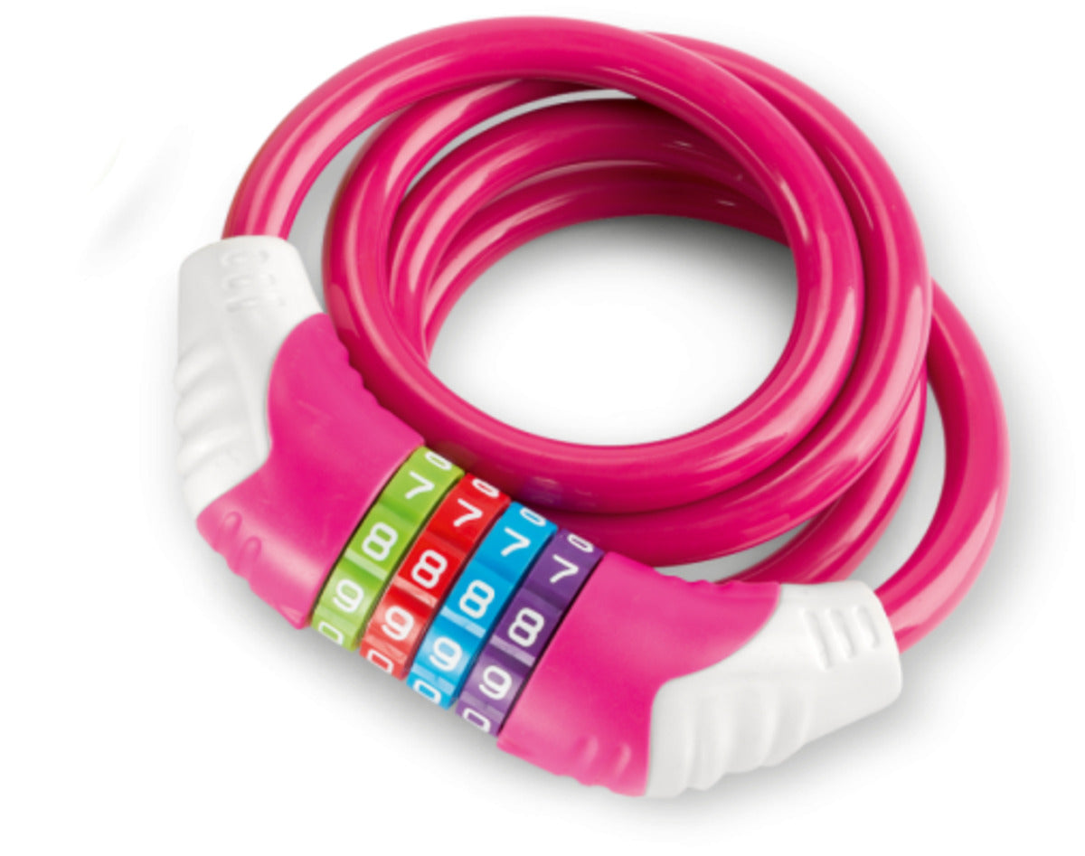 PUKY 9431 Sicherheitskabelschloss KS 12 pink