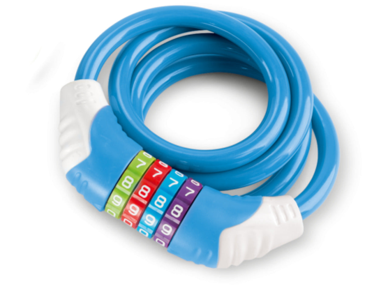 PUKY 9433 Sicherheitskabelschloss KS 12 blau