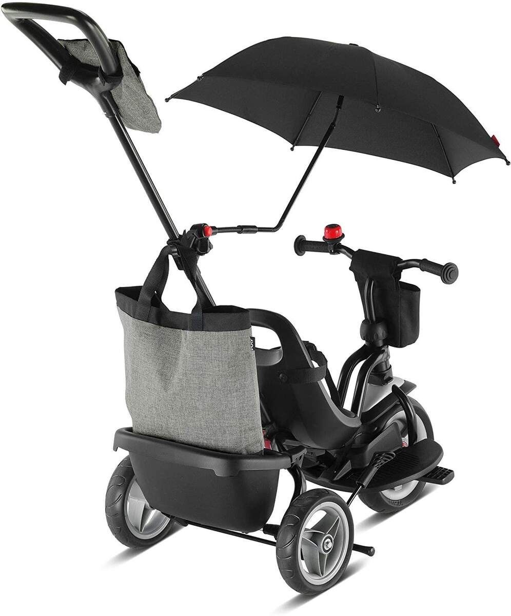 PUKY Ceety Comfort 4in1 Kinder Dreirad, schwarz