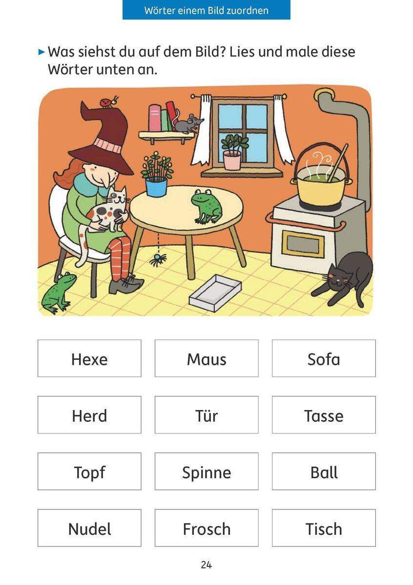 Quer durch die 1. Klasse, Lesen üben - A5-Übungsblock