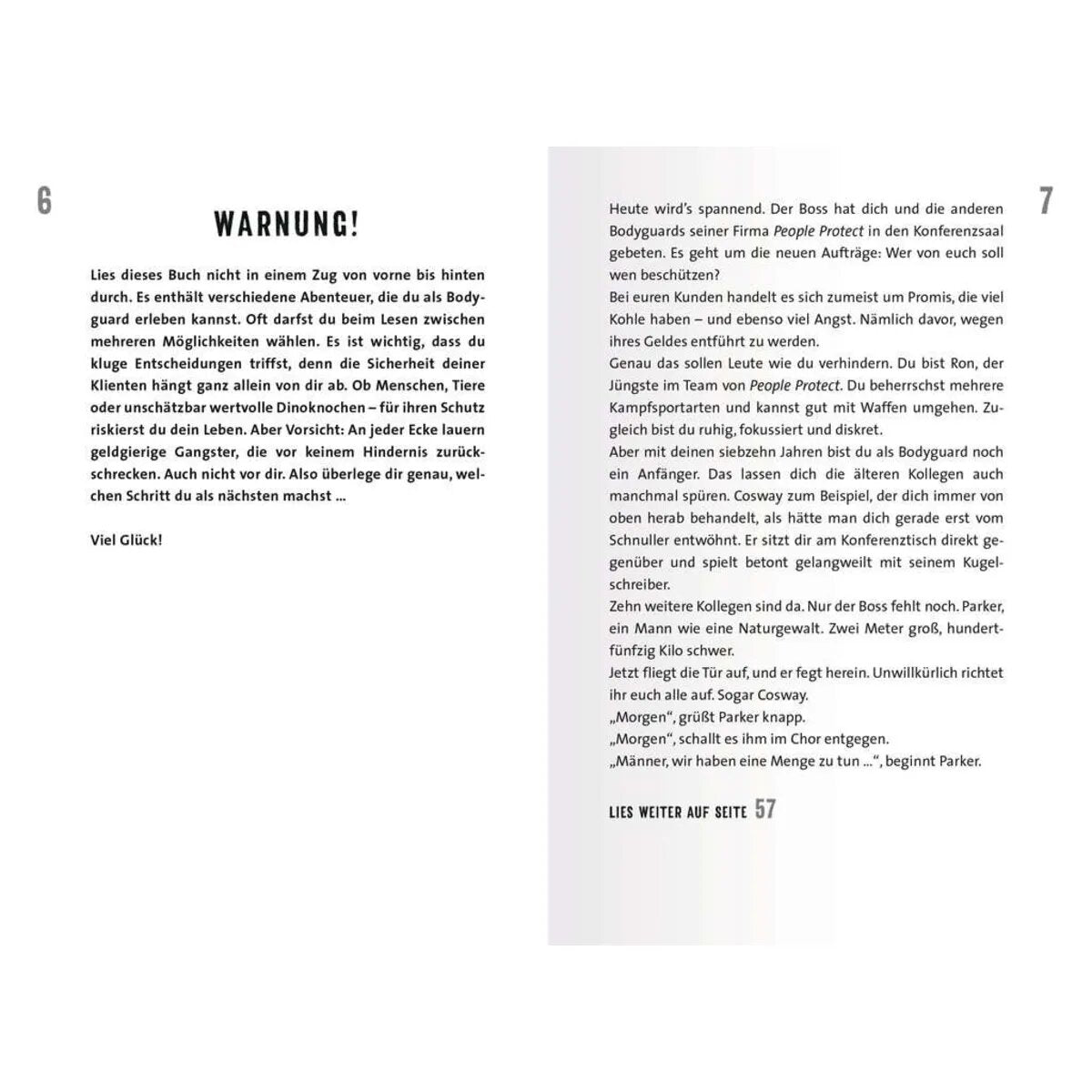 Ravensburger 1000 Gefahren für den Bodyguard