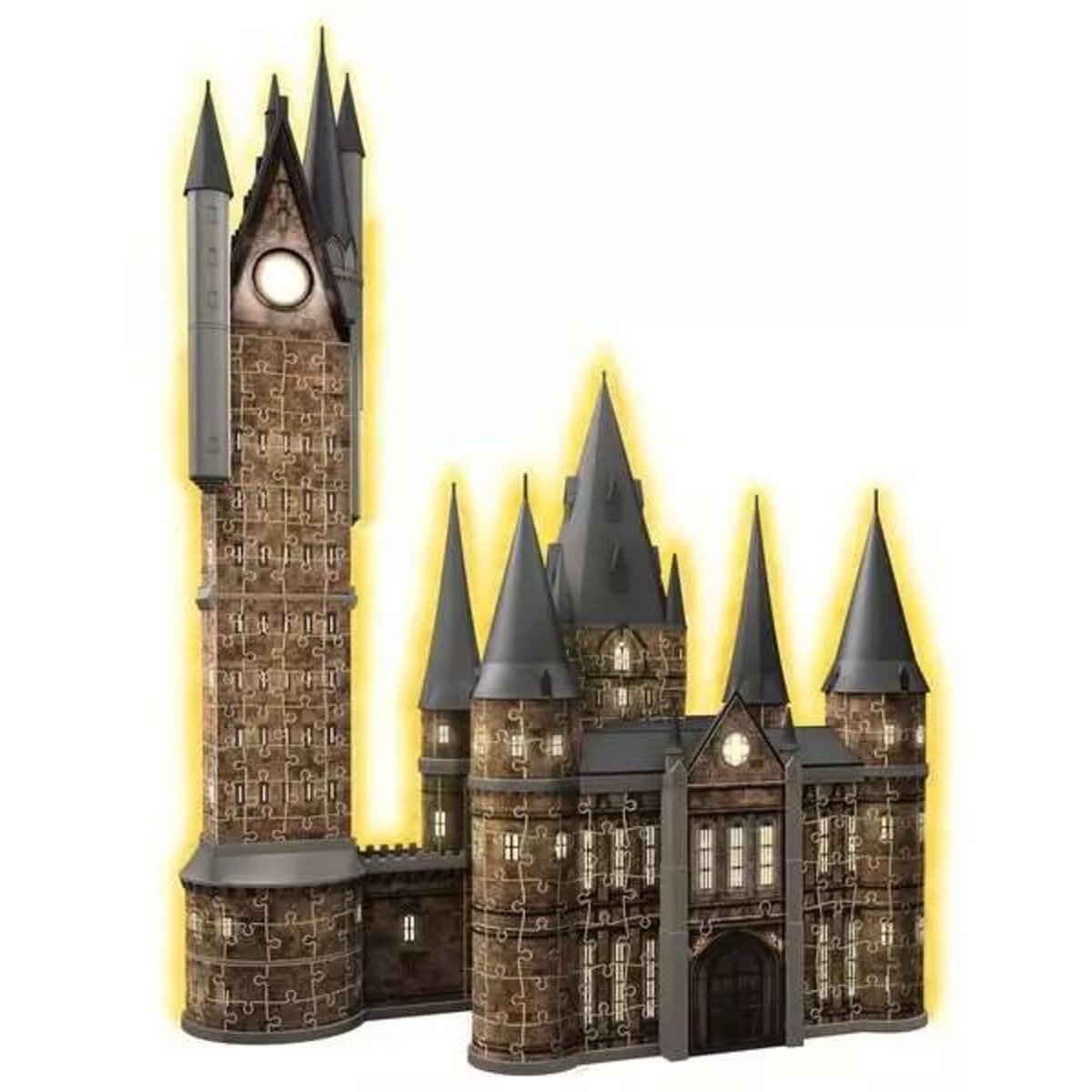 Ravensburger 3D Puzzle - Harry Potter Hogwarts Schloss - Astronomieturm - Night Edition, 626 Teile