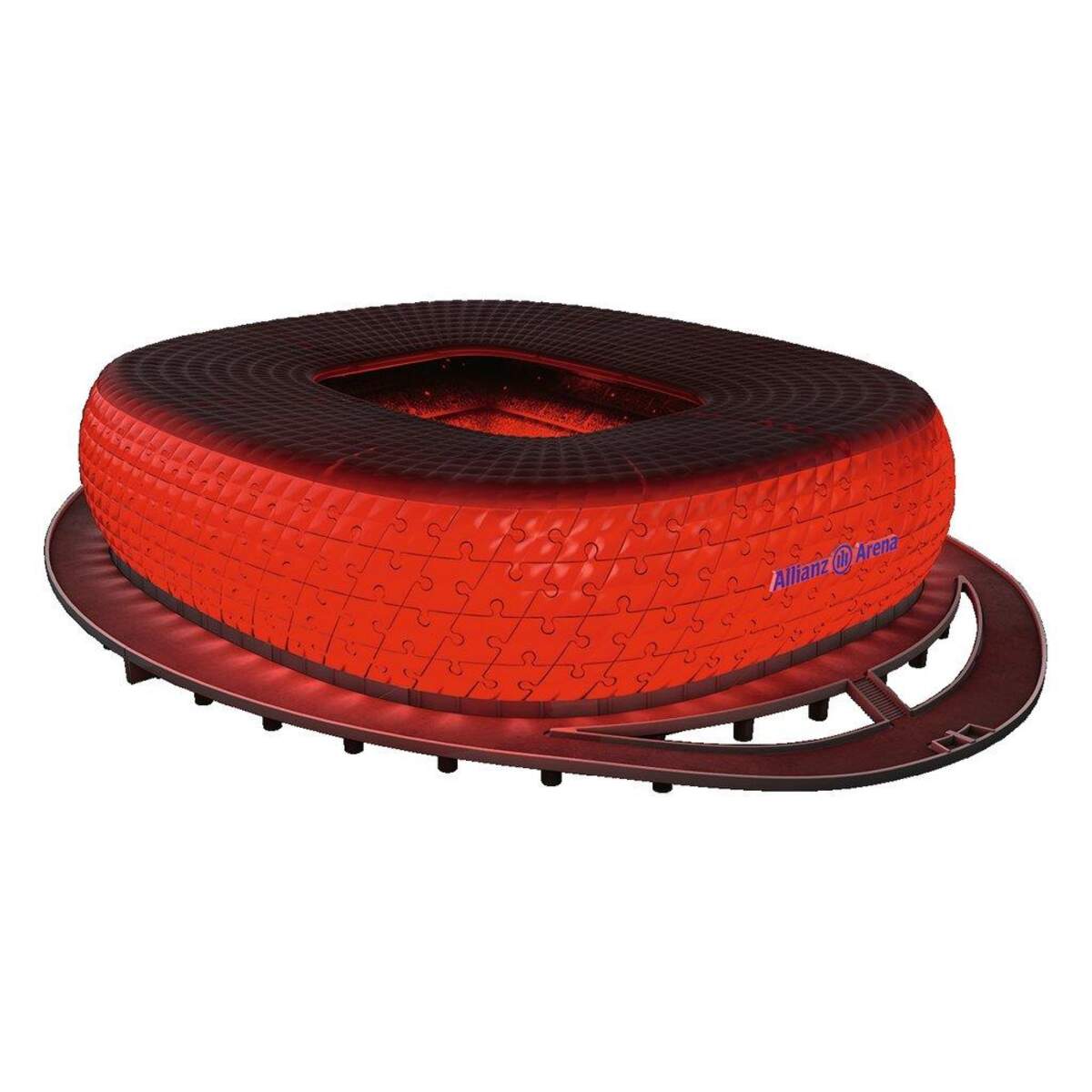 Ravensburger 3D Puzzle Allianz Arena Night Edition, 216 Teile