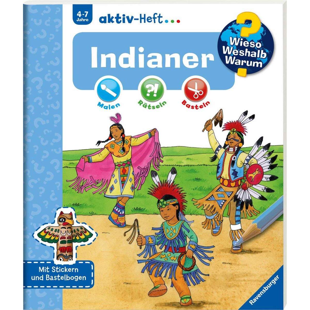 Ravensburger aktiv Heft - Indianer (Wieso? Weshalb? Warum?)