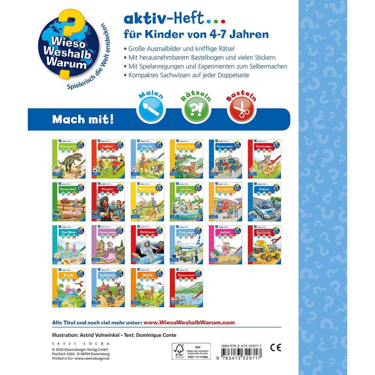 Ravensburger aktiv Heft - Indianer (Wieso? Weshalb? Warum?)