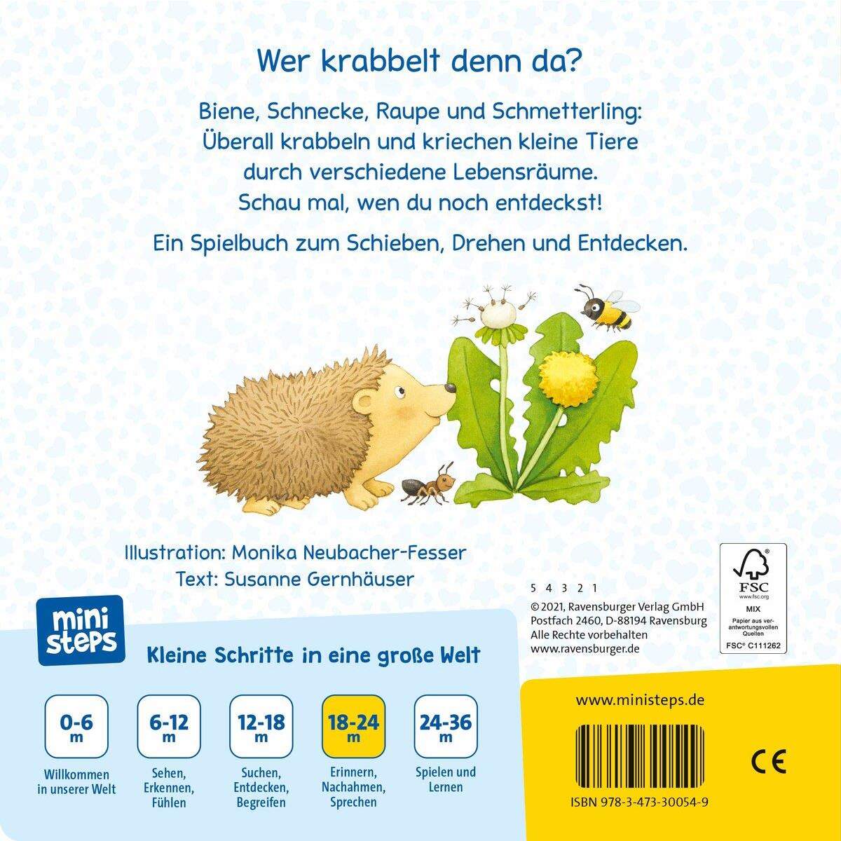 Ravensburger Alles, was kribbelt und krabbelt: Mein erstes Tier-Spielbuch