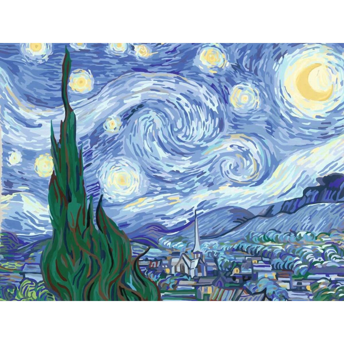 Ravensburger ART Collection: Starry Night (Van Gogh)