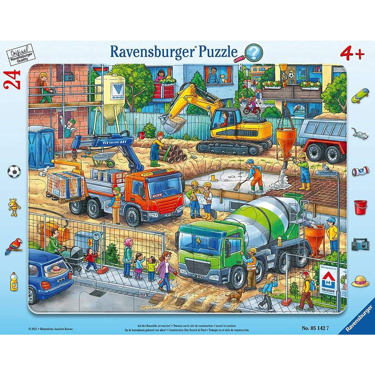 Ravensburger Auf der Baustelle ist was los, 24 Teile