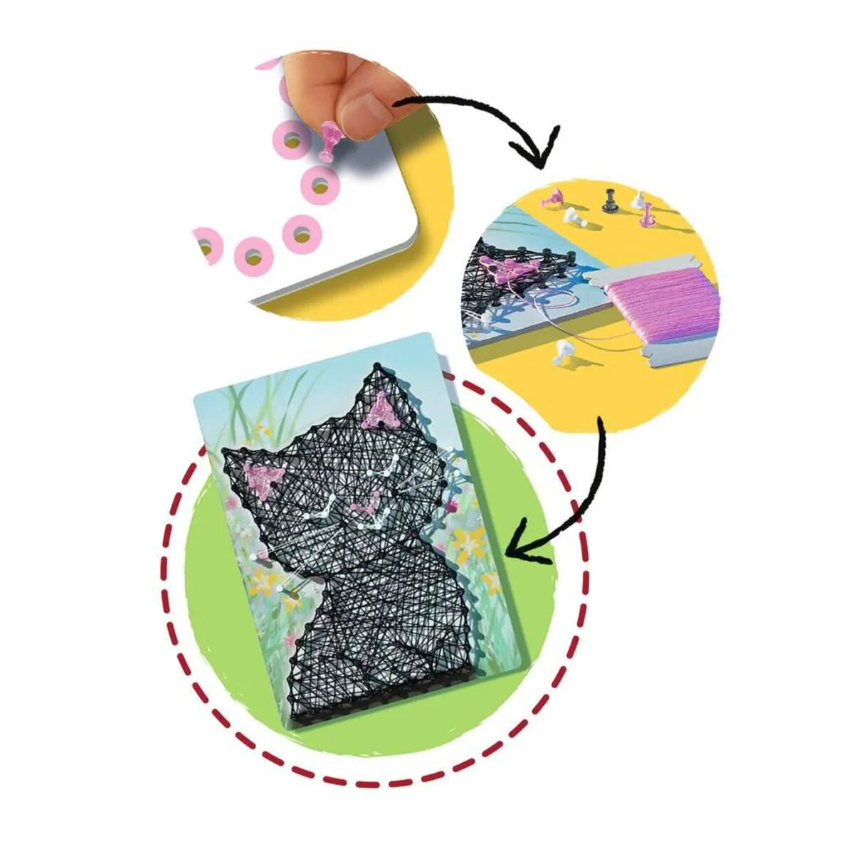 Ravensburger Be creative - String Art Cats