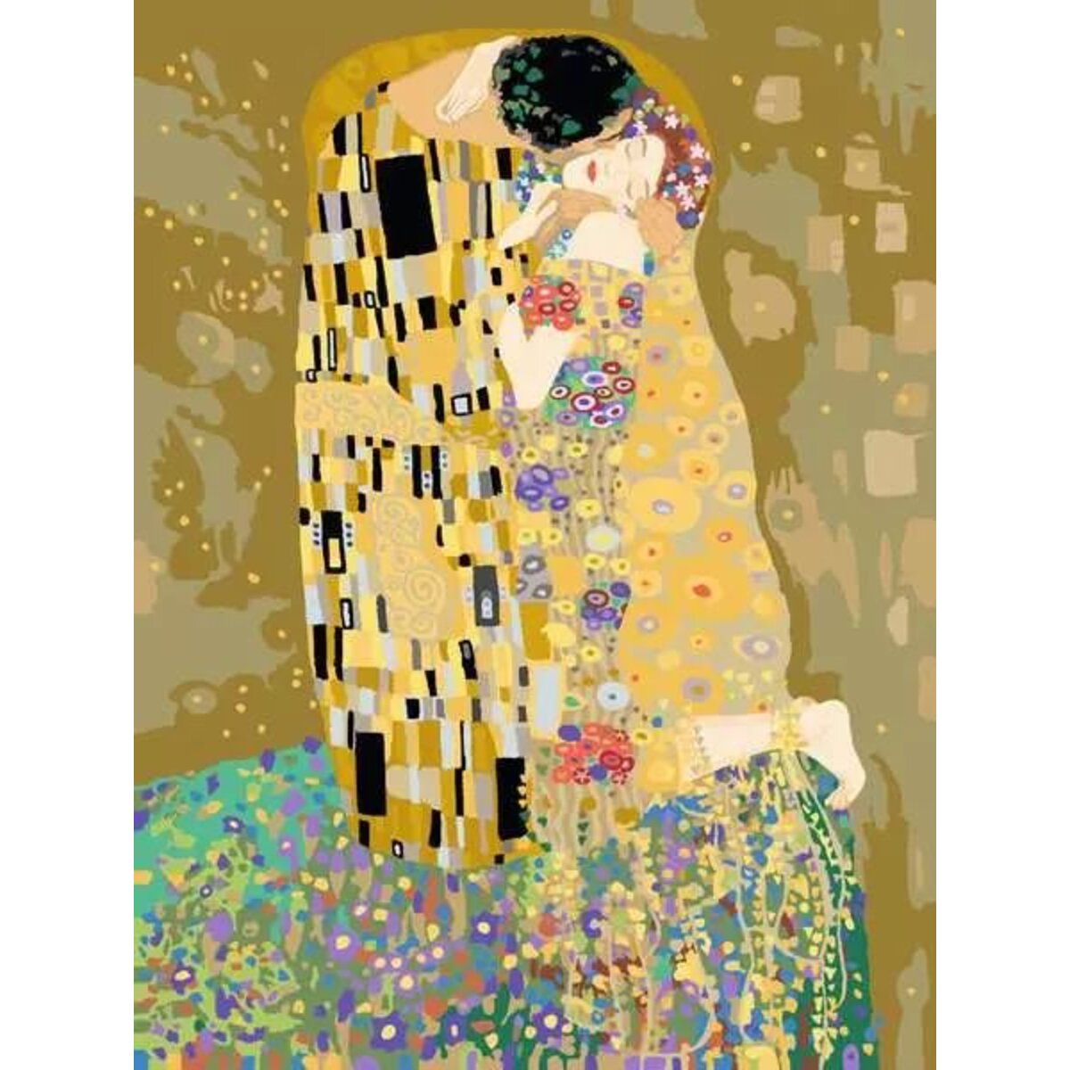 Ravensburger CreArt ART Collection: The Kiss (Klimt) - Malen nach Zahlen für Erwachsene
