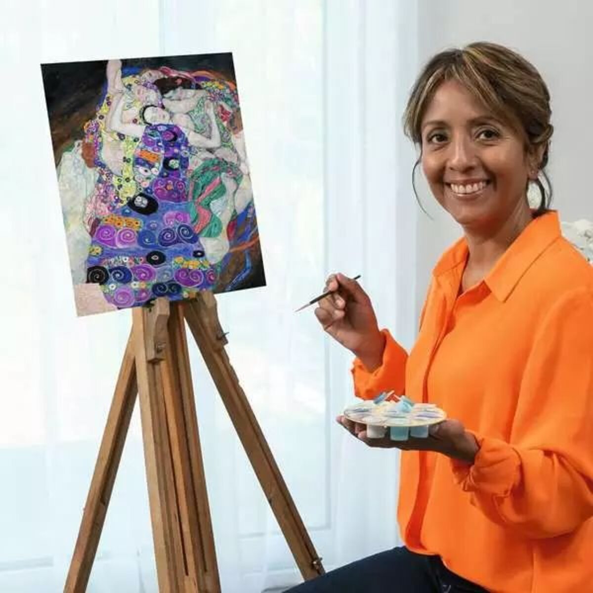 Ravensburger CreArt ART Collection: Virgin (Klimt) - Malen nach Zahlen für Erwachsene