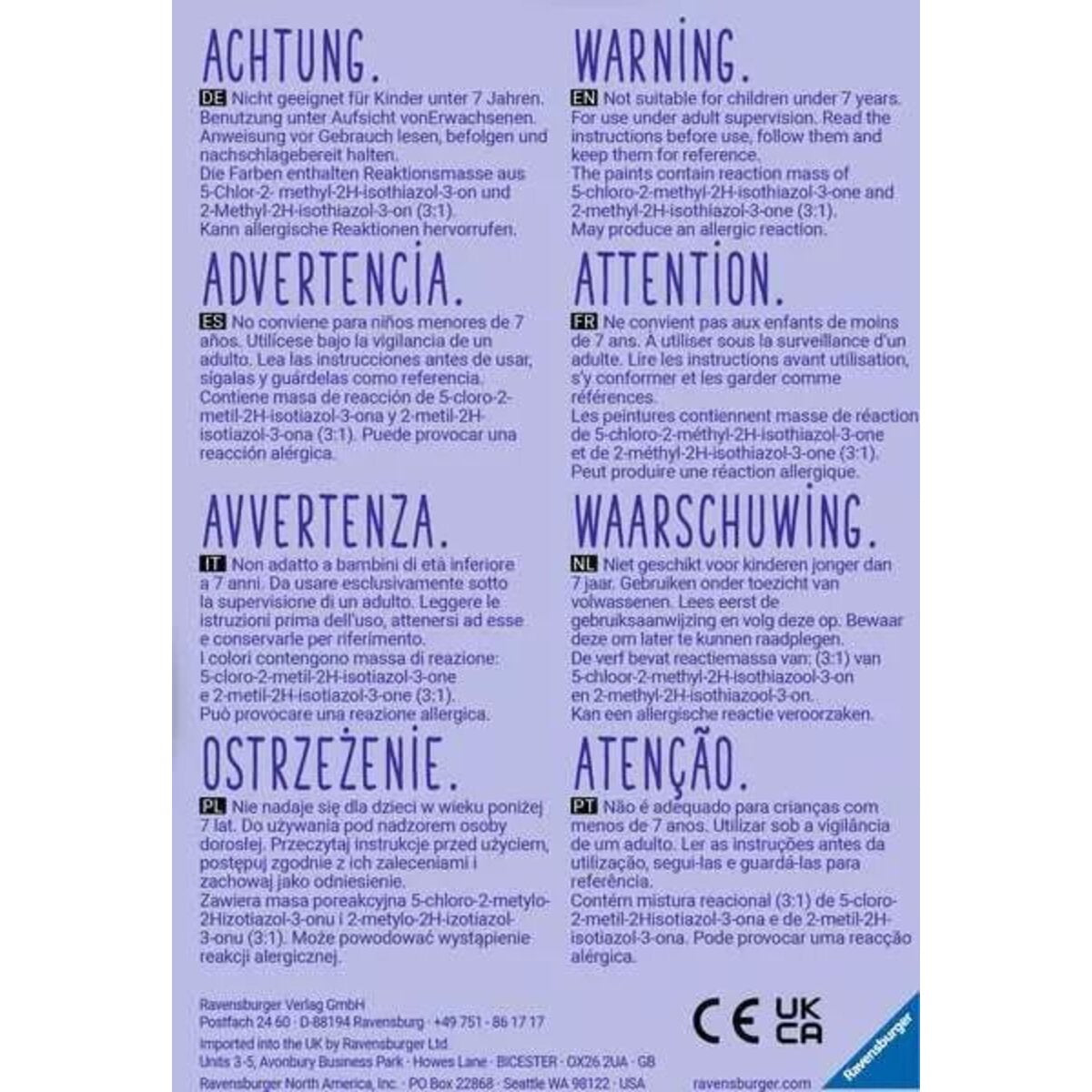 Ravensburger CreArt Gelbes Monster - Malen nach Zahlen für Kinder ab 7 Jahren