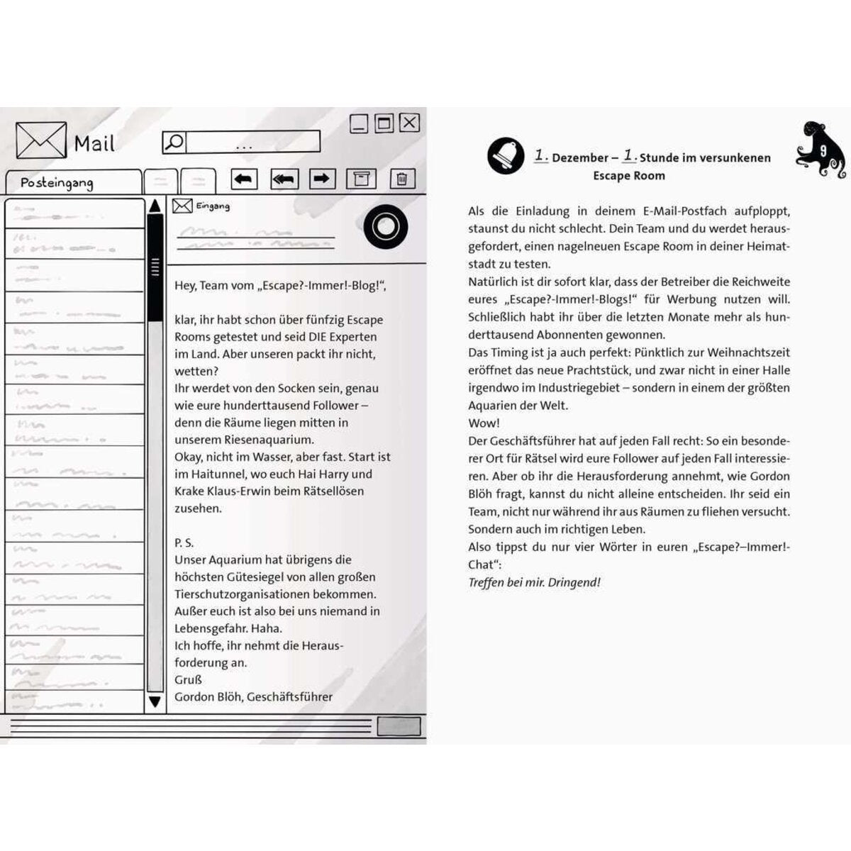 Ravensburger Der Adventskalender - Rette dich aus dem versunkenen Escape Room!