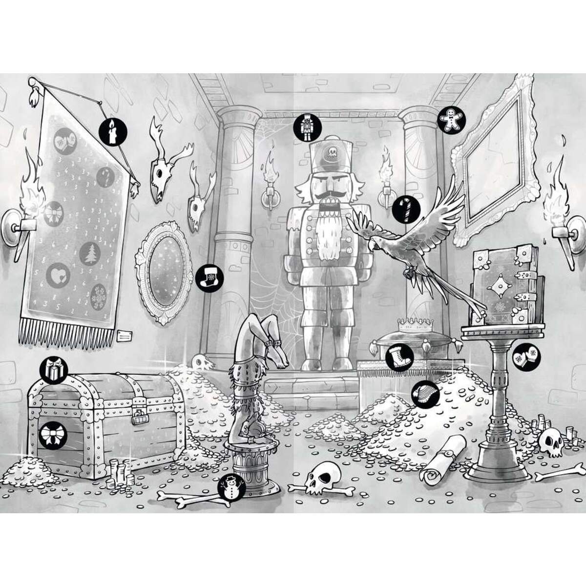 Ravensburger Der Adventskalender- Flieh aus dem verfluchten Escape Room!