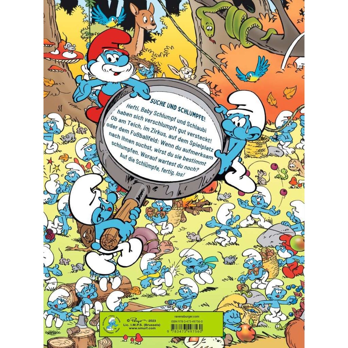 Ravensburger Die Schlümpfe: Das große Wimmelbuch