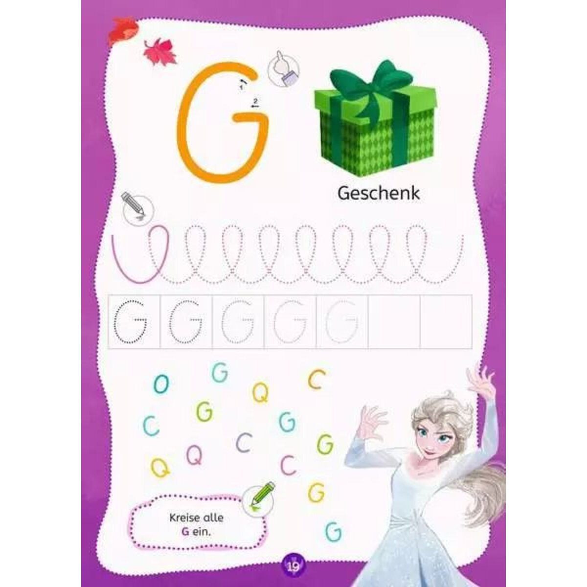 Ravensburger Disney Die Eiskönigin 2 - Mein Vorschulblock: Lesen und Schreiben