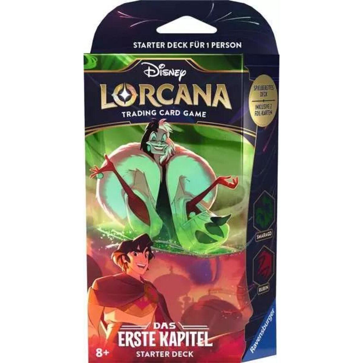 Ravensburger Disney Lorcana: Das Erste Kapitel - Starter Deck Smaragd und Rubin (Deutsch)