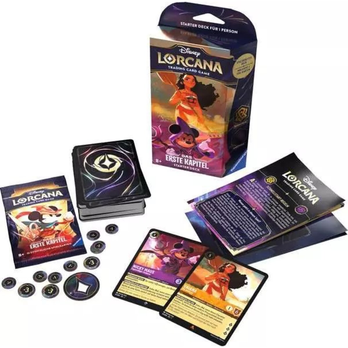 Ravensburger Disney Lorcana: Das Erste Kapitel - Starter Deck Bernstein und Amethyst (Deutsch)