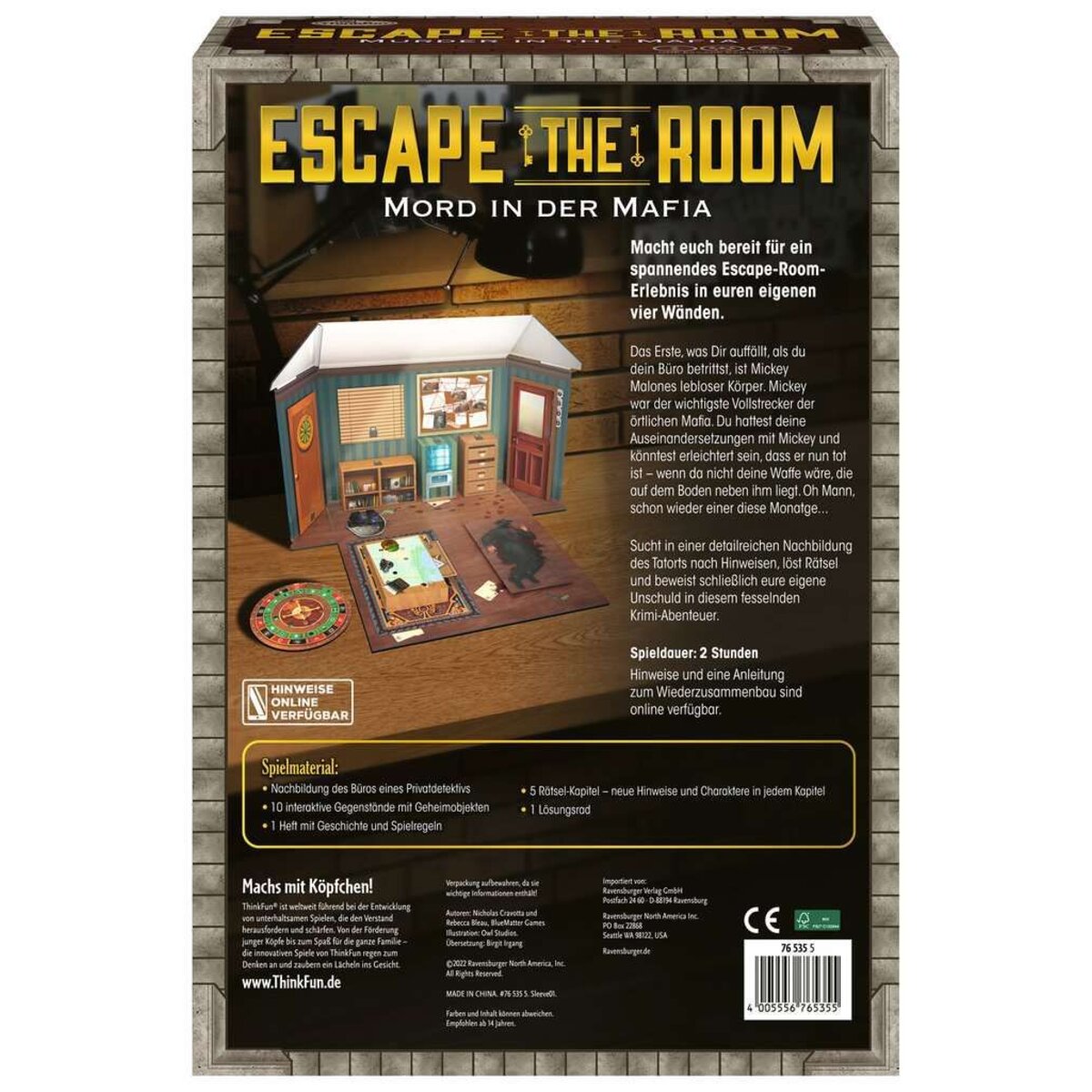 Ravensburger Escape the Room - Mord in der Mafia