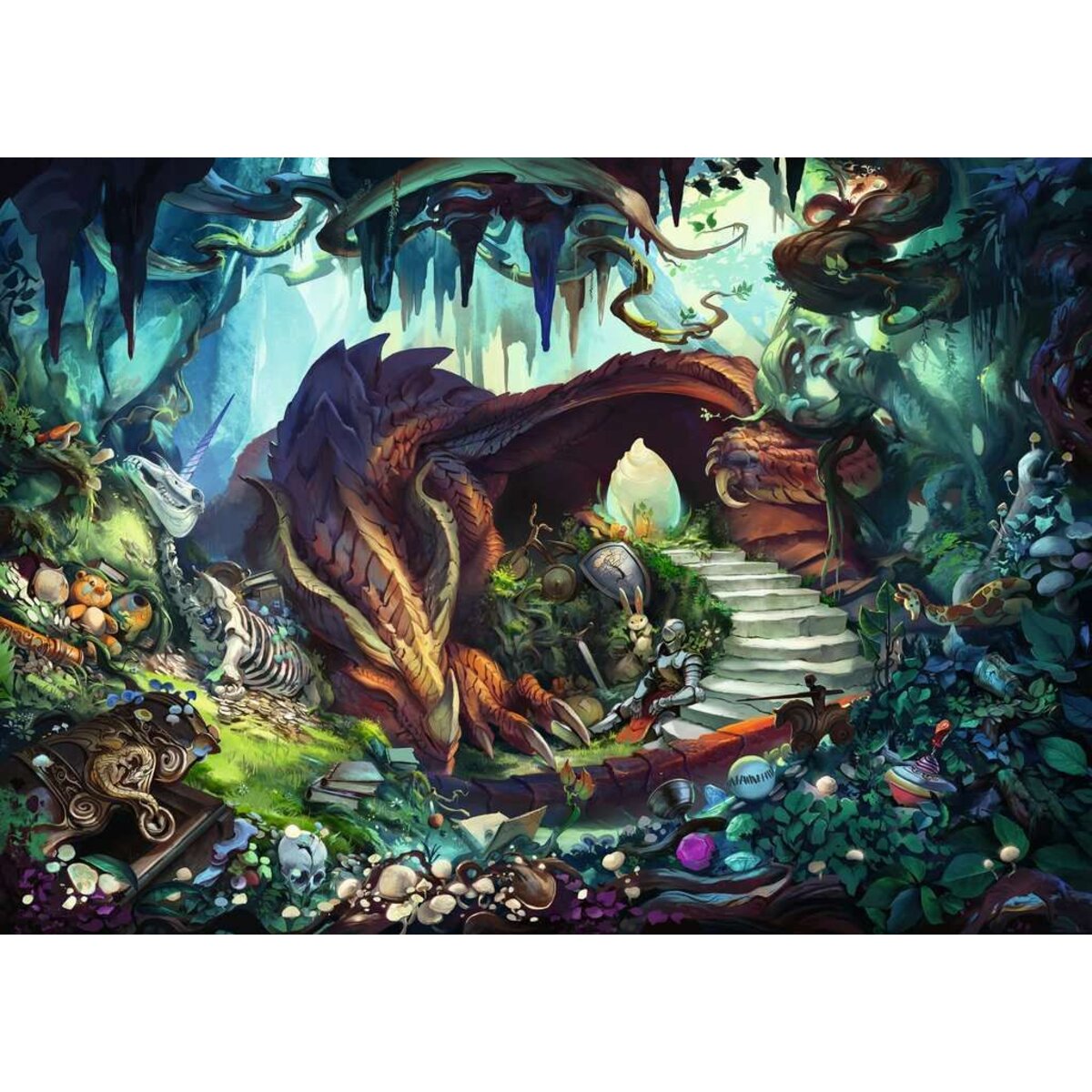 Ravensburger EXIT Puzzle - In der Drachenhöhle, 759 Teile