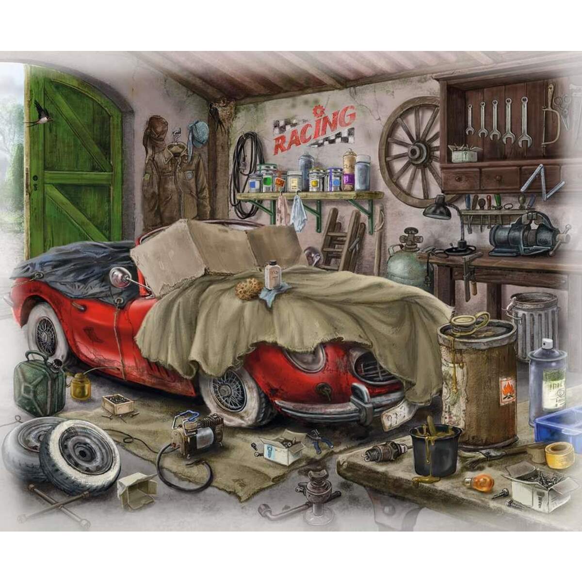 Ravensburger Exit Puzzle - Im Gutshaus-Zimmer 6, 99 Teile
