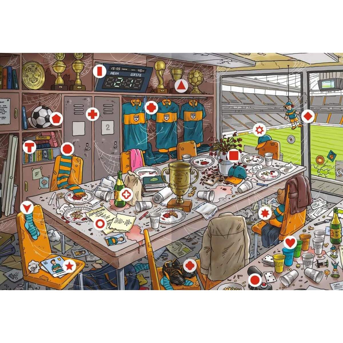 Ravensburger Exit Room Rätsel: Gefangen im Fußballstadion