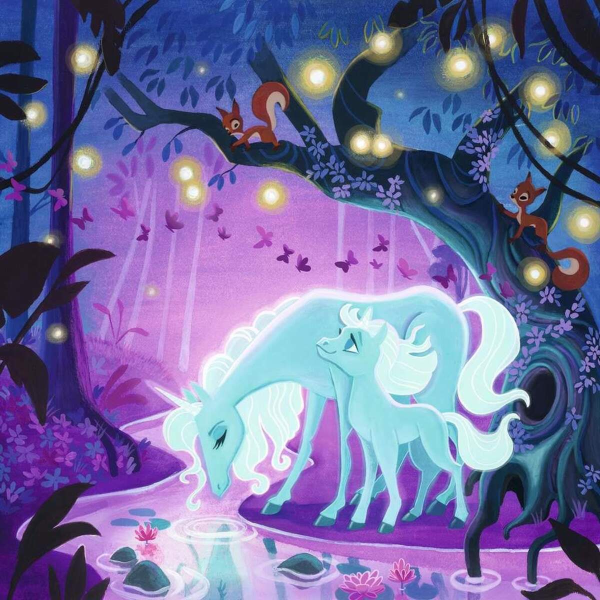 Ravensburger Kinderpuzzle 05181 - Einhorn, Drache und Fee - 3x49 Teile